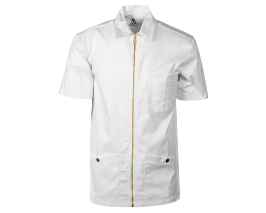 OG Barber Smock White